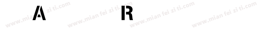 英文Arial Regular字体转换